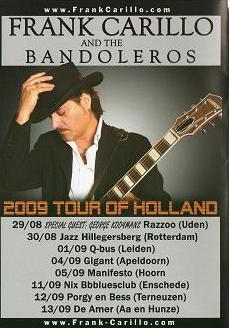 Golden Earring fanclub magazine 2009#2 back cover